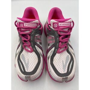 Brooks‎ PureCadence White Running Shoe, Sz 7.5